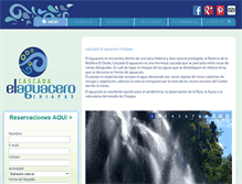 Tablet Screenshot of cascadaelaguacero.com